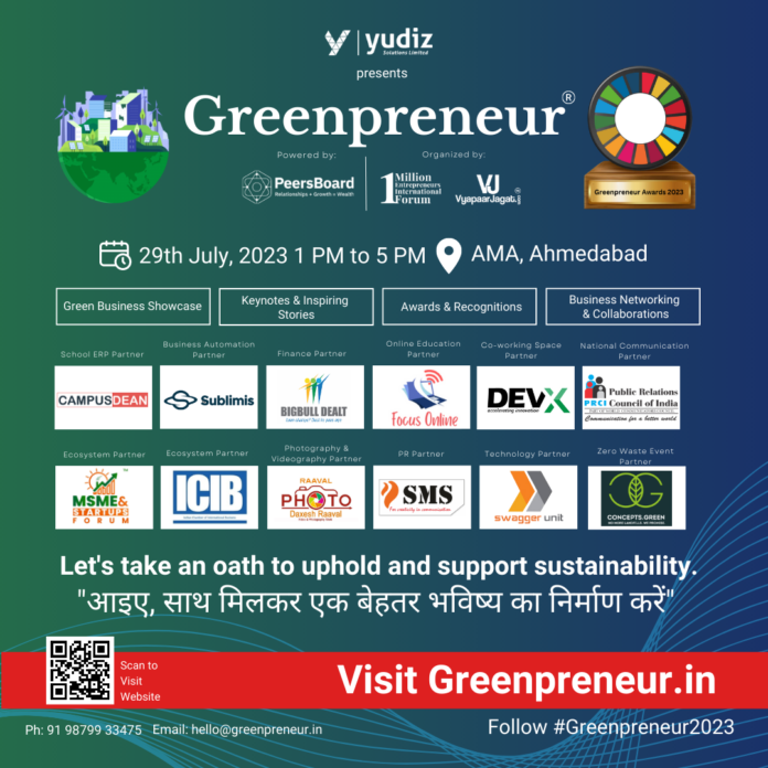 GREENPRENEUR 2023 - VyapaarJagat.com